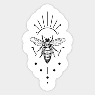 Graphic bee Sticker